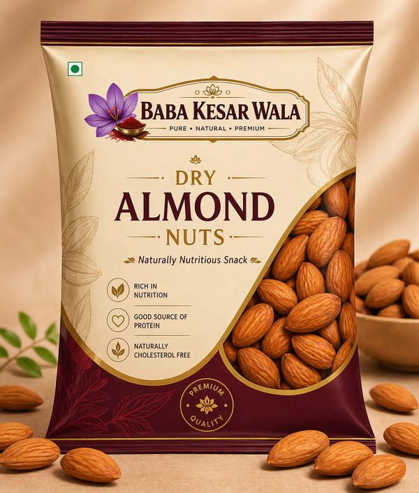 Dry Almond Nuts